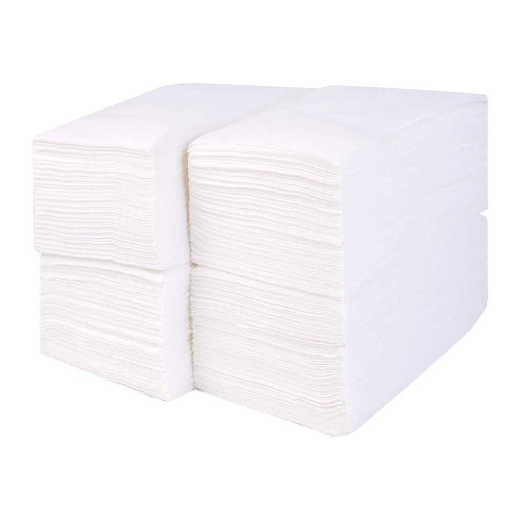 Gmark Linen-Feel Guest Towels – Premium Cloth-Like Paper Hand Napkins, Disposable White Guest Towel (200 Pack) for Kitchen, Bathroom, Weddings or Events GM1059  by Gmark