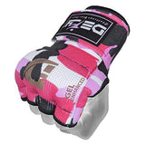 DEFY Gel Padded Premium Inner Gloves with Hand Wraps MMA Muay Thai Boxing Training Fight PAIR