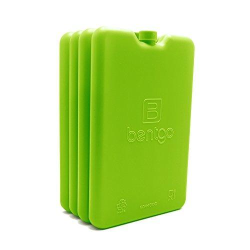 Bentgo Ice Lunch Chillers  Ultra-thin Ice Packs (4 Pack - Green)
