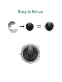 [UPGRADED] BUENAVO Universal Kitchen Stove Knob Covers Baby Safety Oven Gas Stove Knob Protection Locks for Child Proofing, 4 Pack (Clear)