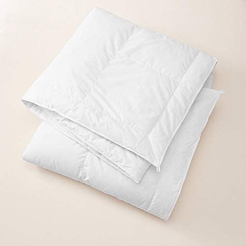 Eddie Bauer Unisex-Adult Rainier Medium Down Comforter, White Full Queen Full/QU