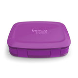 Bentgo Fresh (Purple) – Leak-Proof & Versatile 4-Compartment Bento-Style Lunch Box – Ideal for Portion-Control and Balanced Eating On-The-Go – BPA-Free and Food-Safe Materials