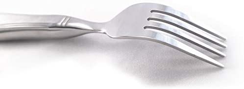 BUNMO Weighted Spoon - Utensils for Tremors and Parkinsons Patients - Heavy Weight Tablespoon/Soup Spoons - Adaptive Eating Flatware Helps Hand Tremor, Parkinson, Arthritis, Shaky/Shaking Hands