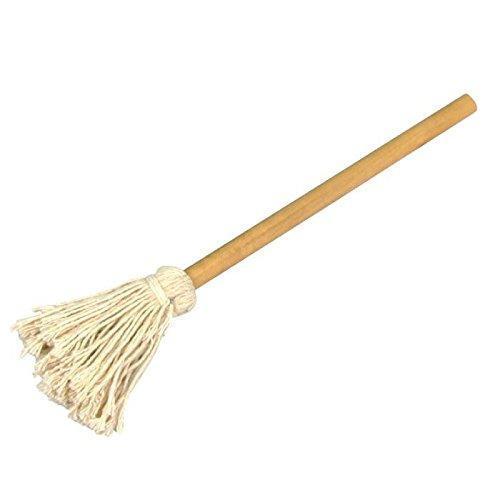 Rocky Mountain Goods Basting Barbecue Mop - Large - Long Handle to Keep Your Hand Away from The Heat - Large mop for Quicker basting - Solid Wood