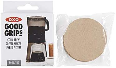 OXO BREW Cold Brew Coffee Maker (32 ounces) with 10 Paper Filters