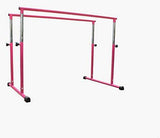 SISYAMA 43.5in/117in Ballet Barre Single/Double/Parallel Bar Portable Freestanding Adjustable Kid Adult Workout Fitness Stretch Dance