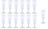 140 pc Clear Plastic Classicware Glass Like Champagne Wedding Parties Toasting Flutes Party Cocktail Cups