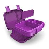 Bentgo Fresh (Purple) – Leak-Proof & Versatile 4-Compartment Bento-Style Lunch Box – Ideal for Portion-Control and Balanced Eating On-The-Go – BPA-Free and Food-Safe Materials