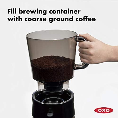 OXO BREW Cold Brew Coffee Maker (32 ounces) with 10 Paper Filters