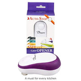 Electric Can Opener, Bangnui Automatic Can Opener, One Button Start&Auto Stop Can Opener, Purple