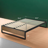 Zinus Suzanne 14 Inch Platform Bed without Headboard, Queen