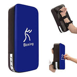 TigerBoss One Karate Taekwondo Boxing Kick Punch Adjustable Soft Shield Durable Training Pad for Boxing,Training and Protecting Your Palm,Wrist and Decreasing The Shock（Blue）