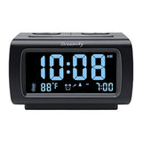 DreamSky Decent Alarm Clock Radio with FM Radio, USB Port for Charging, 1.2