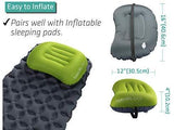 Trekology Ultralight Inflatable Camping Travel Pillow - ALUFT 2.0 Compressible, Compact, Comfortable, Ergonomic Inflating Pillows for Neck & Lumbar Support While Camp, Hiking, Backpacking