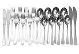 Darware 20-Piece Flatware Set, Service for 4 w/ Stainless Steel Tablespoons, Teaspoons, Forks, Salad Forks & Knives