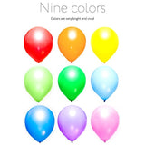 Dusico Party Balloons 12 Inches Rainbow Set (100 Pack), Assorted Colored Party Balloons Bulk, Made With Strong Latex, For Helium Or Air Use. Birthday Balloon Arch Supplies, Decoration Accessory
