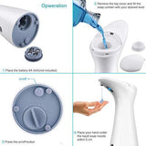 AUKUYE Hands Free Soap Dispenser Case for Bathroom and Kitchen (White)