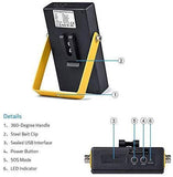 15W Rechargeable Work LOFTEK  Light, 2019 Upgraded, 7 Hours Lasting Battery Powered Flood Light with USB Ports and SOS Modes, Portable and Cordless Security Job Site FloodLight, Black and Yellow