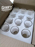 Gmark 1.5-Ounce Heavy Base Shot Glass Set, Whiskey Shot Glass 12-Pack GM2011