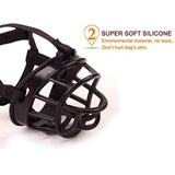 The Dog 2.0 Basket Muzzle Breathable Silicone Rubber Adjustable for Chewing Biting Barking Size 5 for Large Dogs Boxer Bull Terrier Doberman German Shepherd Golden Retriever Labrador