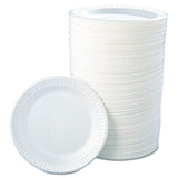 Dart 9PWQR 9 in White Laminated Foam Plate (Case of 500)