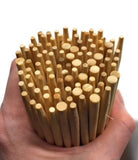 Environmentally Safe 100% Biodegradable Bamboo Roasting Sticks, Perfect for Marshmallows Hot Dogs Kebabs Sausage Biscuits Bread Bacon Eggs. 110 Pieces set extra Long 36 inches 5mm thick for safer cook
