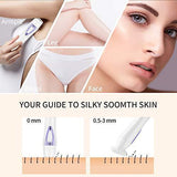 Bikini Trimmer, Facial Hair Removal for Women, Eyebrow Trimmer, 3 in 1 Painless Electric Razor Ladies Body Shaver Painless Multi Purpose Women Hair Remover for Face/Bikini Area/Eyebrow/Armpit/Leg