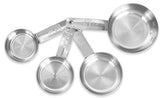Internet’s Best Set of 4 Stainless Steel Measuring Cups | Stackable Kitchen Utensils for Cooking Baking Dry and Liquid Ingredients