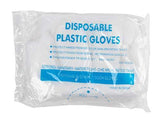 Disposable Food Prep Gloves - 500 Piece Plastic Food Safe Disposable Gloves, Food Handling, Transparent, One Size Fits Most