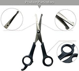 Elfirly Professional Pet Grooming Scissor with Round Tip Stainless Steel Dog Eye Cutter for Dogs and Cats, Professional Grooming Tool, Size 6.70" x 2.6" x 0.43"