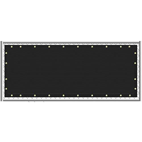 Shade&Beyond 4' x 50' Fence Privacy Screen Black Heavy Duty 150 GSM Fencing Mesh Shade Net Cover for Wall Garden Yard Backyard Indoor Outdoor Home Decoration