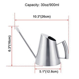Stainless Steel Watering Can Pot,900ML