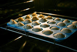 Lucentee Silicone Muffin Pan for Baking, 24 Cup