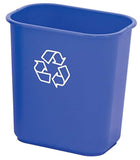 Highmark Office Depot Recycling Bin, 3.25 Gallons, Blue, WB0197