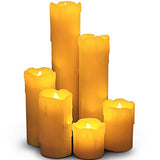 LED Lytes Timer LED Candles - Slim Set of 6, 2