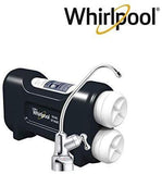 Whirlpool WHADUS5 Under Sink Water Filtration System with Chrome Faucet | Extra Long Life | Easy to Replace 2-Stage UltraEase Filter Cartridges, 1, Blue
