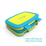 Bentgo Kids Brights – Leak-Proof, 5-Compartment Bento-Style Kids Lunch Box – Ideal Portion Sizes for Ages 3 to 7 – BPA-Free and Food-Safe Materials (Citrus Yellow)