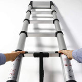 Xaestival 12.5ft EN131 Telescoping Ladder Aluminum Telescopic Extension Multi Purpose Ladders