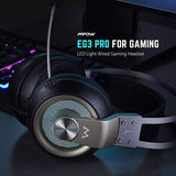 MODOHE EG3 Pro Gaming Headset with 3D Surround Sound, PS4 Xbox One Headset with Noise Cancelling Mic, Gaming Chat Headset, Over-Ear Gaming Headphones for PC, Xbox 1, PS4, Nintendo Switch