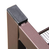 Rackaphile 4-Tier Metal Mesh Utility Shoe Rack Storage Organizer, 28.9 × 12 × 32.3 inch, Bronze