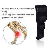 SEISSO Dog Brace for Canine Leg Wound Care, Band Healing Recovery, Sprains Helps with Loss of Stability Caused by Arthritis, Dog Rear Leg Braces