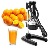 Top Rated Zulay Commercial Metal Orange Lemon Lime Squeezer - Premium Quality Heavy Duty Manual Citrus Press Stand Juicer