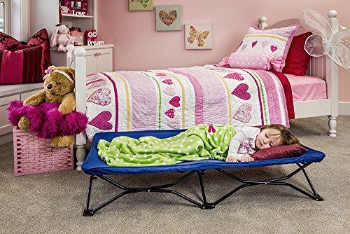 Regalo My Cot Portable Toddler Bed, Includes Fitted Sheet, Royal Blue