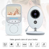 Video Baby Monitor with Auto Night Vision Digital Camera, Two Way Talkback, Temperature Sensor, Lullabies, VOX Function, Feed Alarm/Timer Setting and 20 Hours Standby (2.4 Inch LCD Display) by Talent star