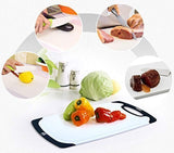 Chef Splendid 3-Piece Non-Slip Plastic Cutting Board Set, Drip Juice Groove, Dishwasher Safe, BPA Free, FDA Approved