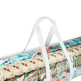 Elf Stor 83-DT5054 Gift Wrap Storage Bags Holds 40-Inch Rolls of Paper-2 Pack, Clear