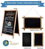 VersaChalk Small Frameless Black Acrylic Chalkboard Sign for Wall, 8 x 12 Inches