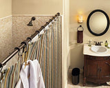 Moldiy Bathroom Shower Curtain Hooks Novelty Shower Double Glide Shower Rings, Set of 12