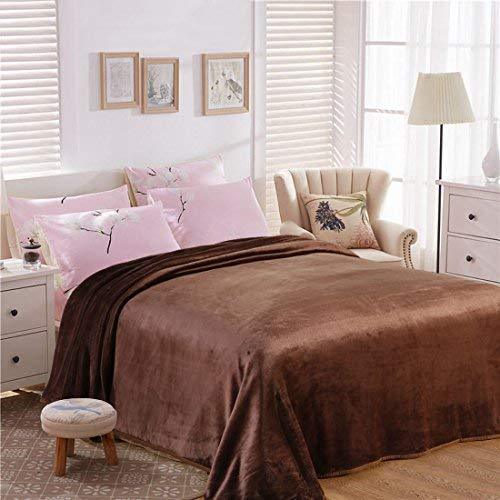 EMONIA Luxury Fleece Blanket,330GSM - King Size Blankets Super Soft Warm Fuzzy Lightweight Bed & Couch Blanket(Grey,90 x 108 inch)