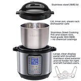 Instant Pot DUO Plus 60, 6 Qt  9-in-1 Multi- Use Programmable Pressure Cooker, Slow Cooker, Rice Cooker, Yogurt Maker, Egg Cooker, Sauté, Steamer, Warmer, and Sterilizer